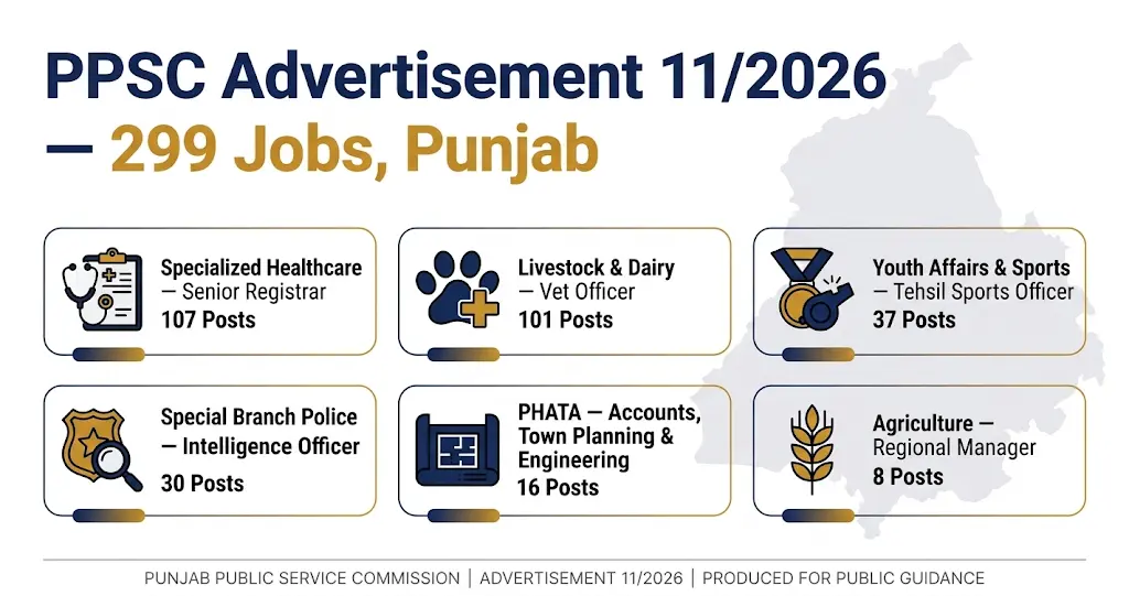 PPSC Advertisement 11/2026 Jobs